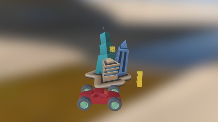 HoloLens City 3D Model