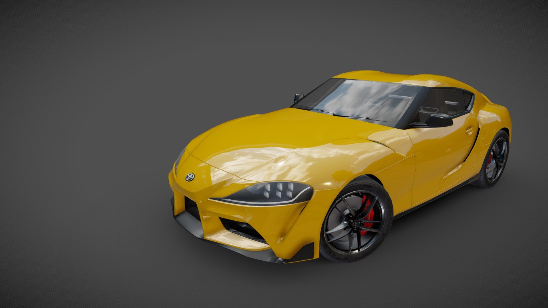 Toyota supra 3d model