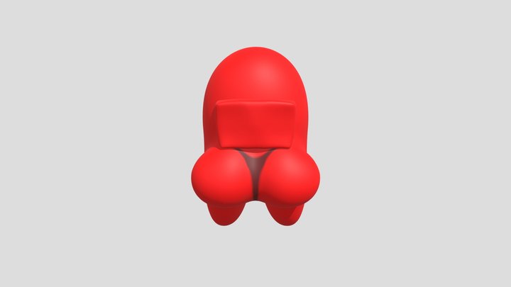 Thick amongus 3D Model