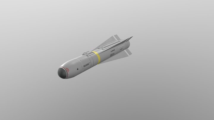 Game Ready Low Poly AGM-65 3D Model