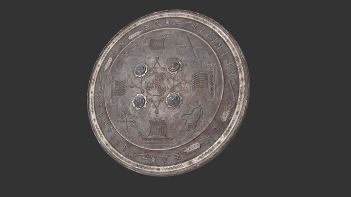 Viking Shield 3D Model