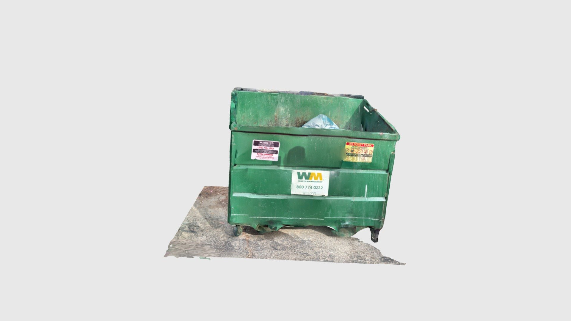 Dumpster- iPhone LiDAR using Scaniverse app