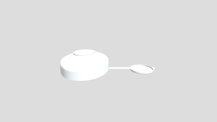 Крышка большая  овальная 3D Model