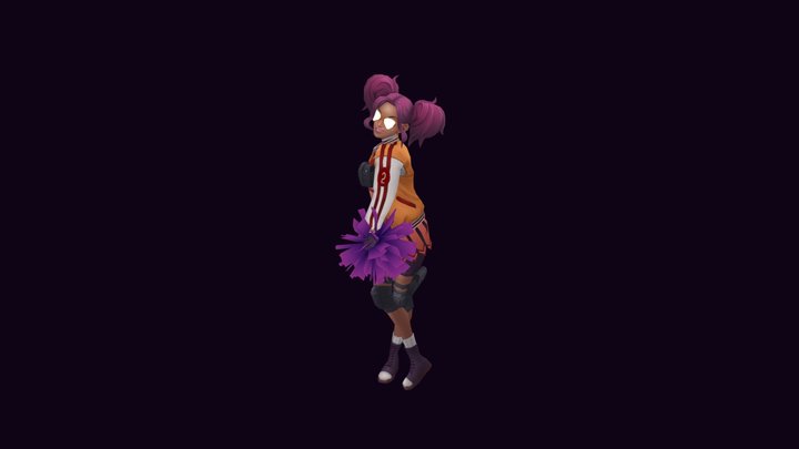 Girl Psycho 3D Model
