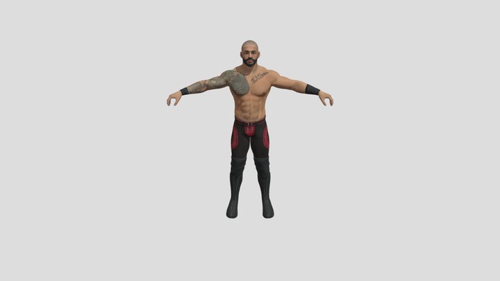 WWE Ricochet 3D Model