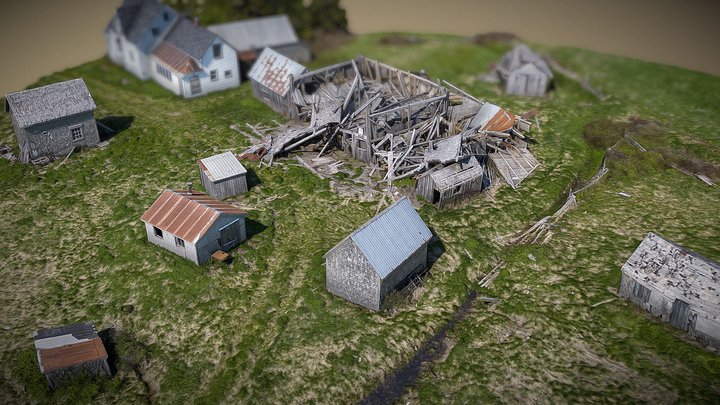 Abandoned Farm in Pokeshaw, New Brunswick – Modelo 3D gratuito STL
