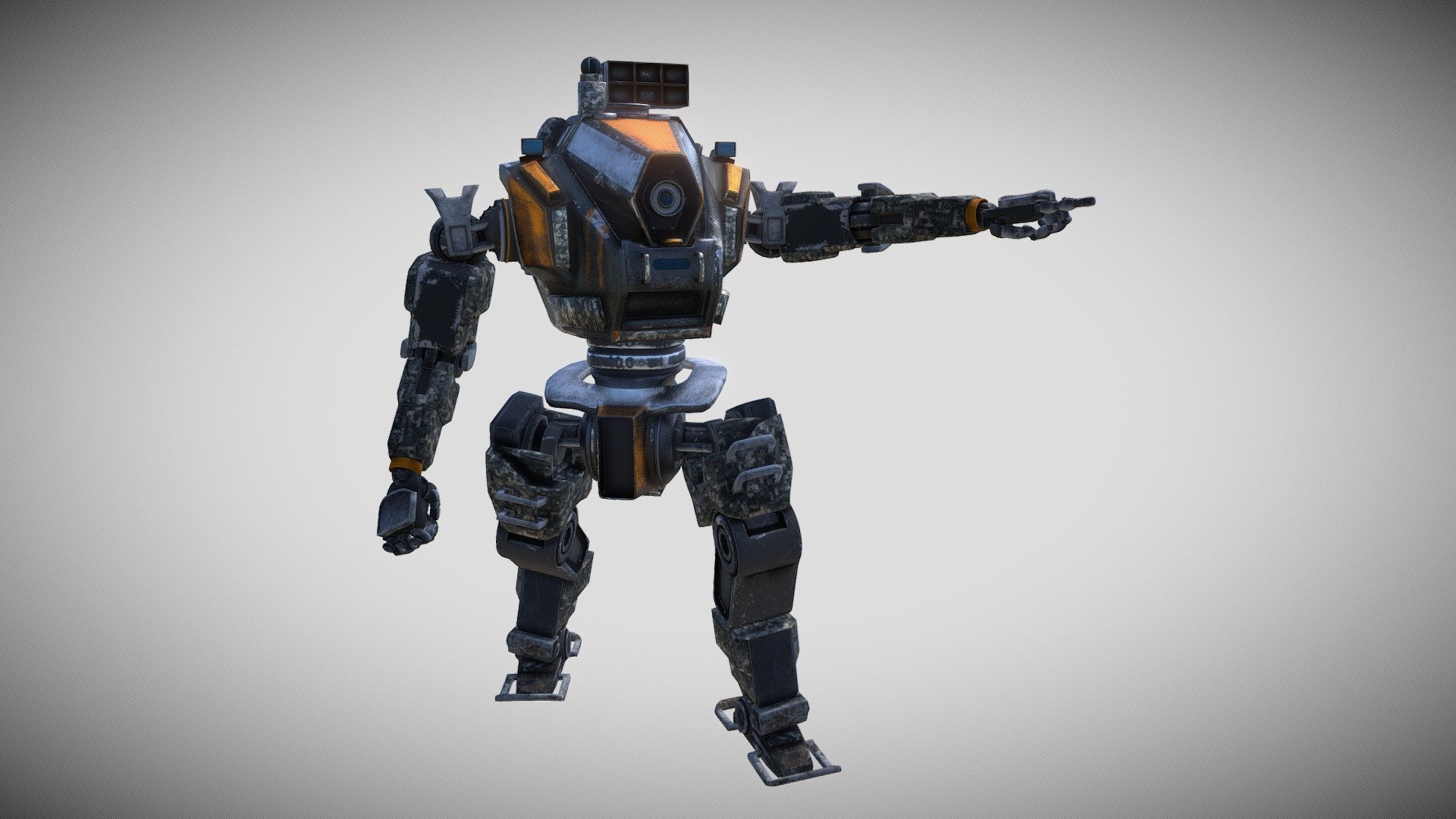 Titanfall 2 titan fan art 3D Model.