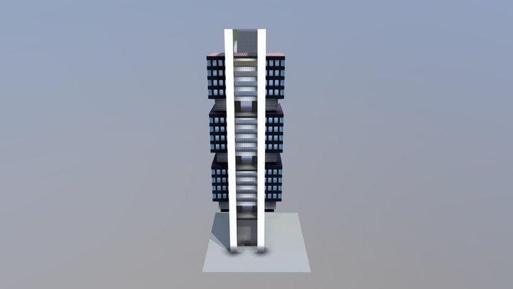 updated server creative world 3D Model