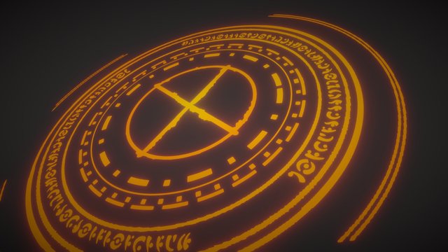 Spell Glyph 3D Model