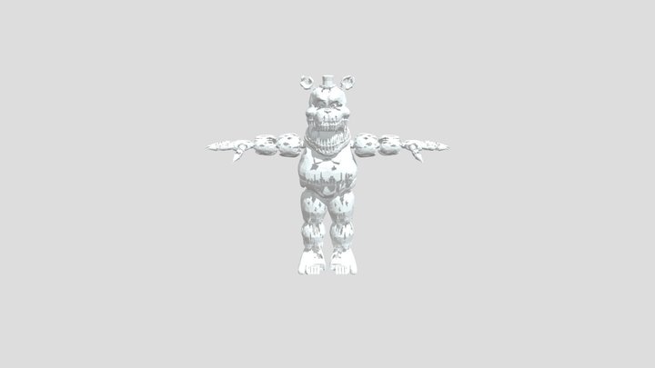Nightmare fredbear-help wanted 3D Model