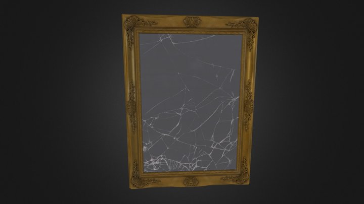 Ornate Mirror 3D Model