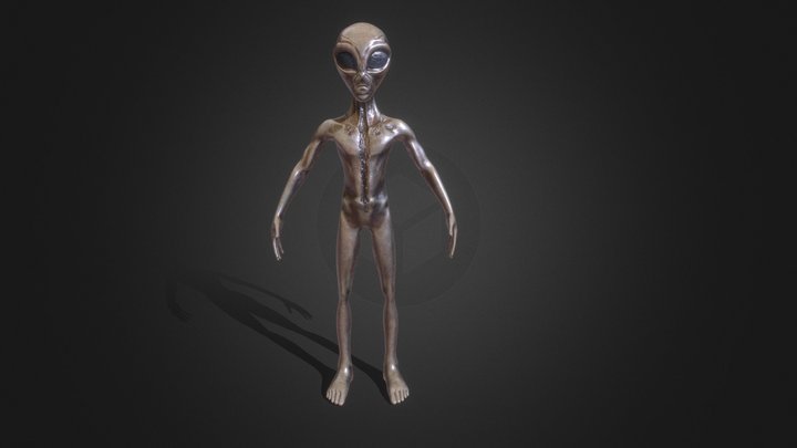 Alien Model 3D Model