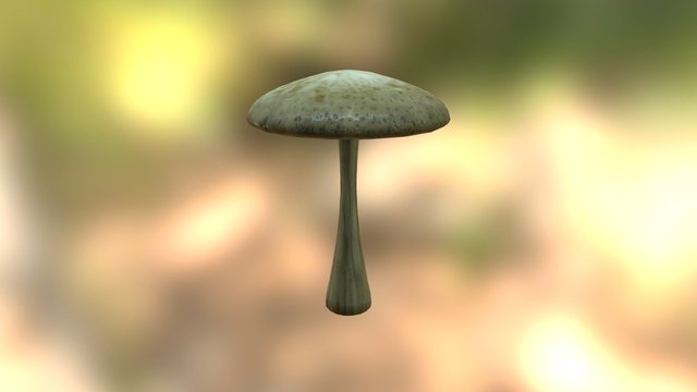 Mushroom Straight 3D Model