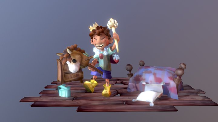 TP2_Personnage 3D Model