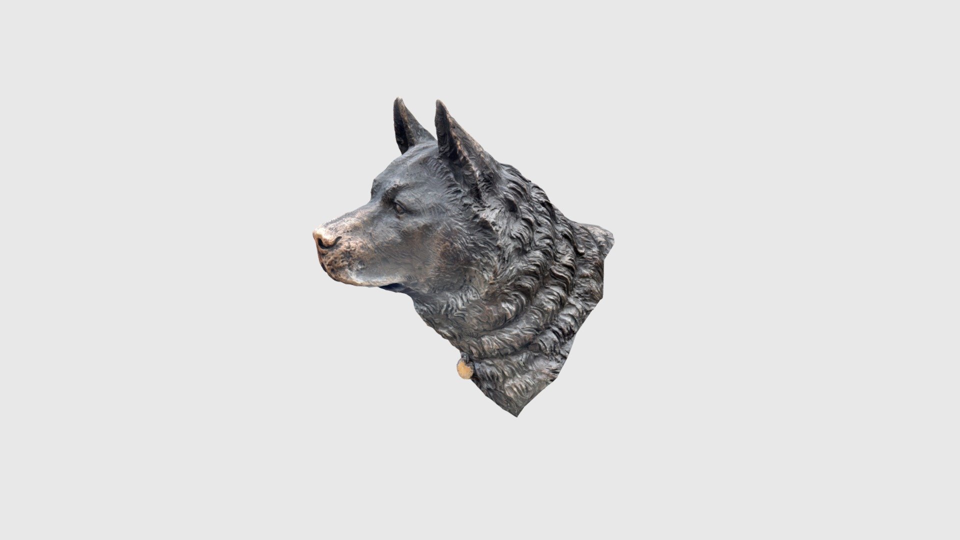 Dog statue
