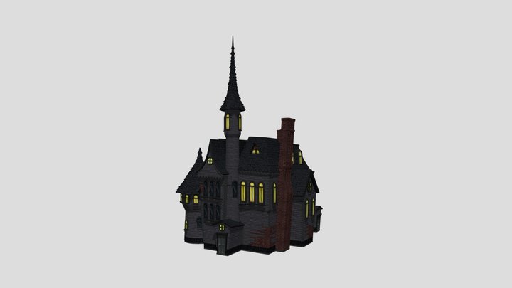 Haunted House 3D Model