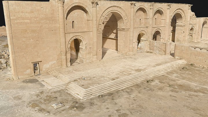 Hatra - Iwan temple 3D Model