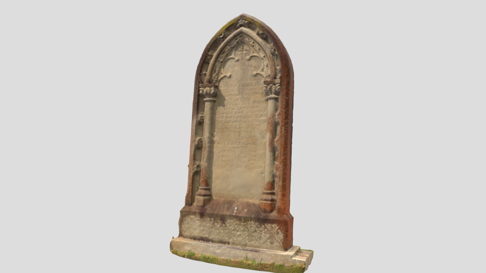 Carved headstone - Rookwood Cemetery  Sydney.