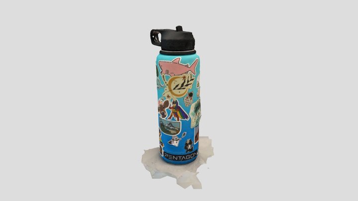 3D model HydroFlask Water Bottle 3D Model VR / AR / low-poly