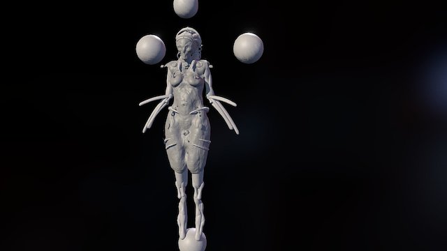 Woman Alien 3D Model