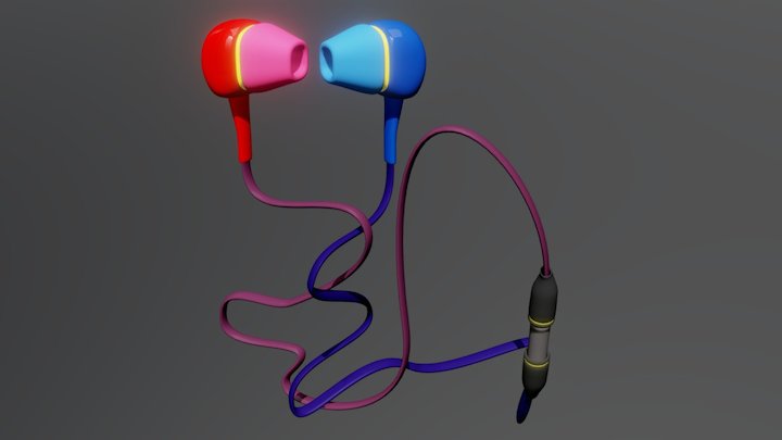 earphones 3D Model