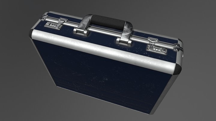 Briefcase PBR 3D Model