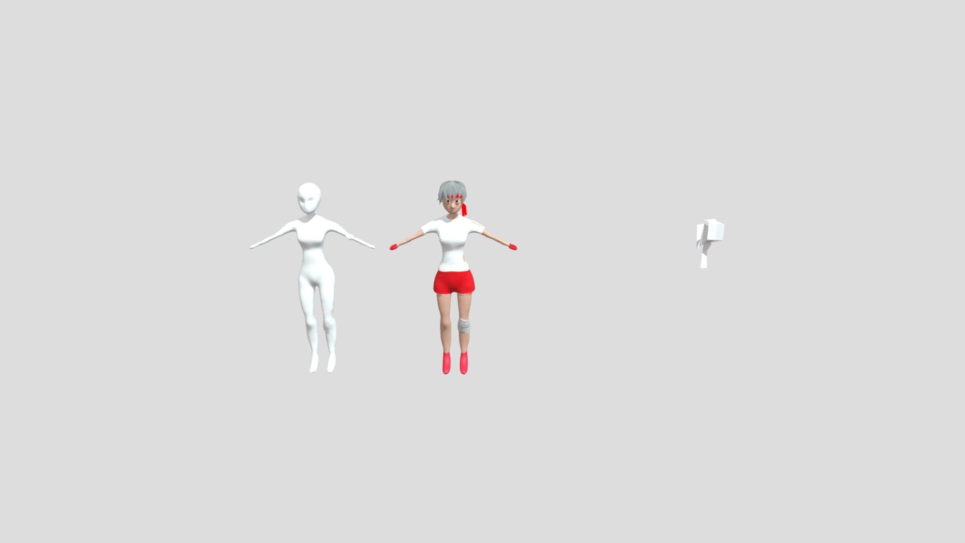 modelagem sakura sf2 retoplogia - Download Free 3D model by ...