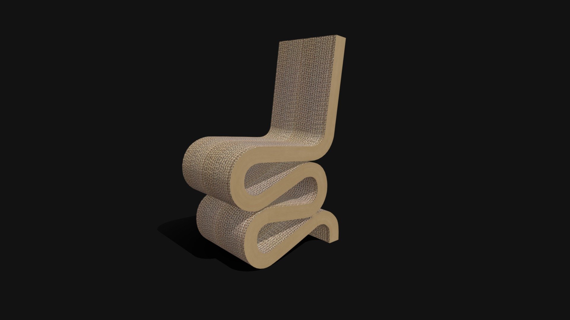 Wiggle Side Chair - 3D model by Domingos Studios (@domingos