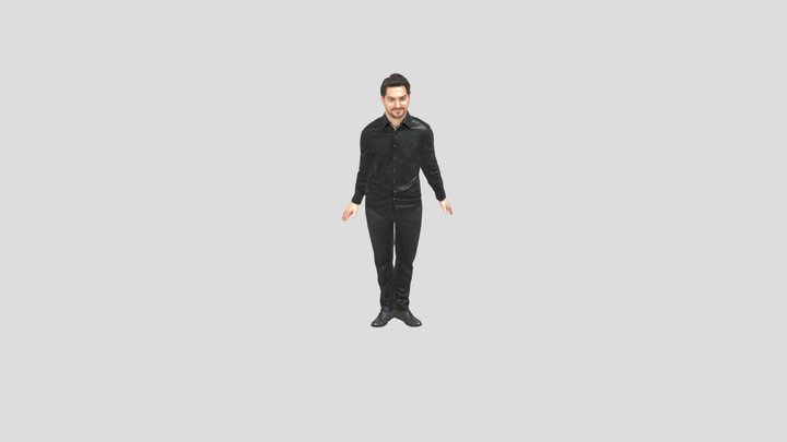 Narrator_rigged 3D Model