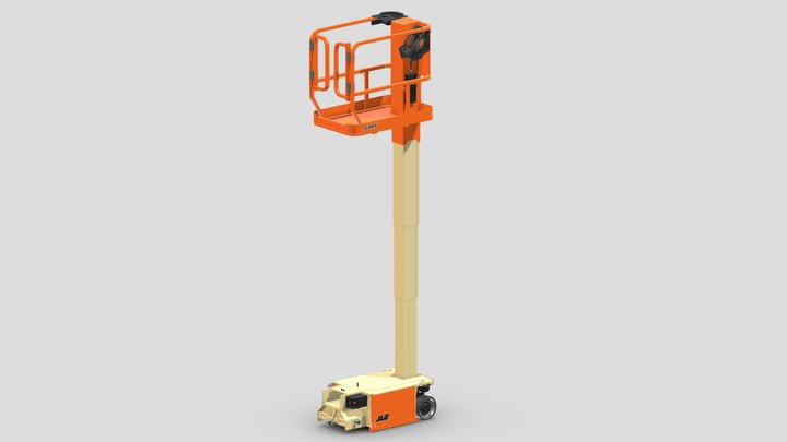 JLG 1230ES Driveable Vertical Mast Lift 3D Model
