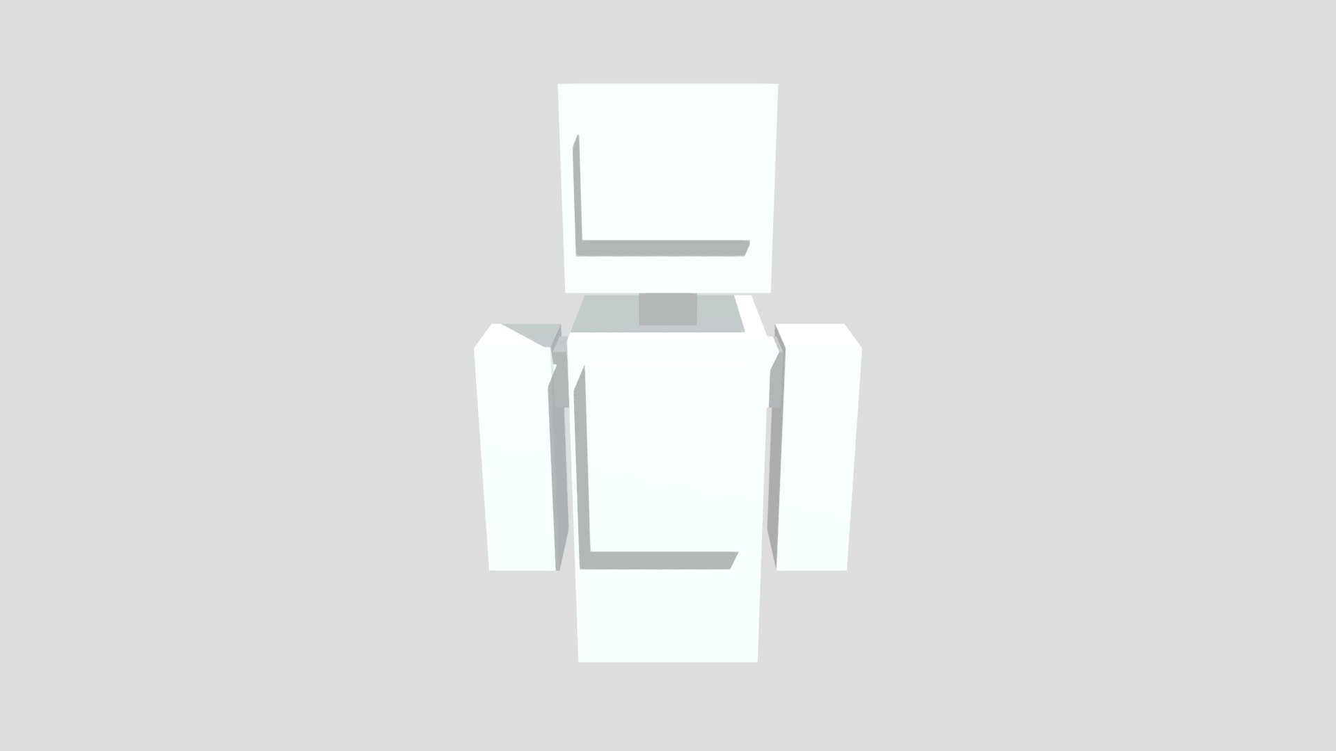BLOCK ROBOT - Download Free 3D model by MASTERCOTUTORIALS ...