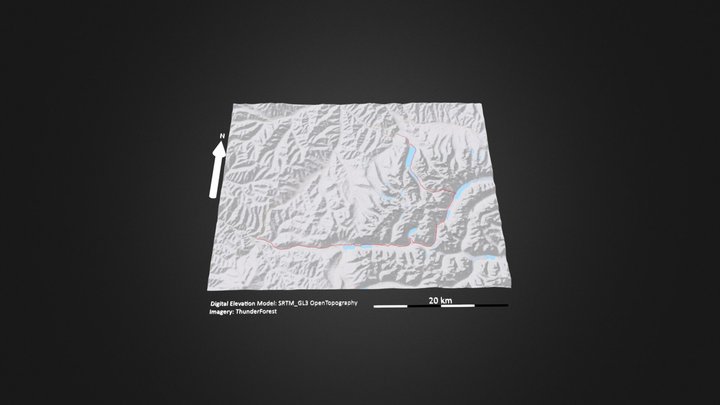 年宝玉则_等高地图 – Free 3D Model STL