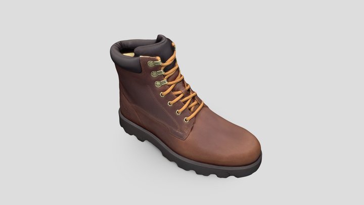 Combat Boots 3D model 3D Model