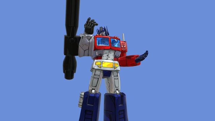 Skybound Optimus Prime 3D Model
