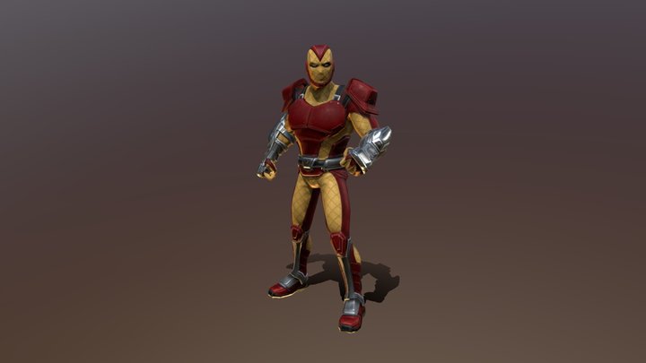 Marvel Strike Force - Shocker 3D Model