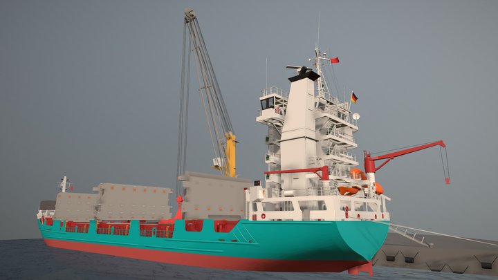 Container feeder 3D Model