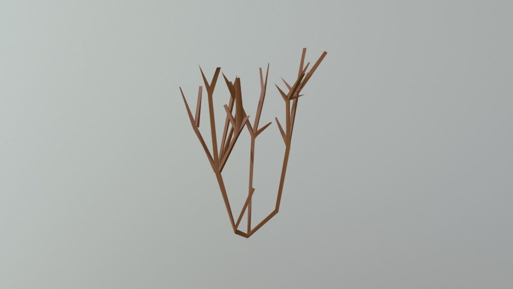 Low_Poly_Bush_Winter_03