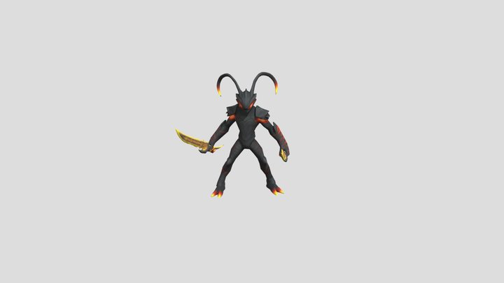 Monster23_AllAnim_Material 3D Model