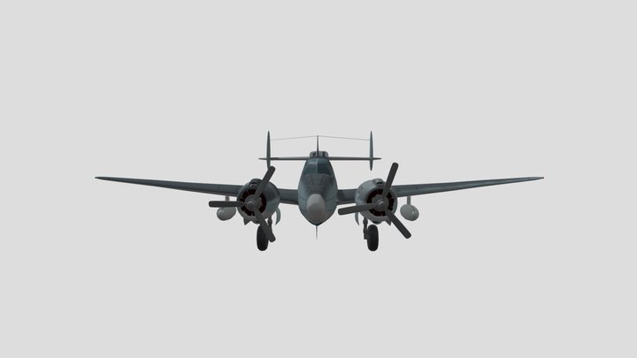 pv1 lockeed bomber 3D Model