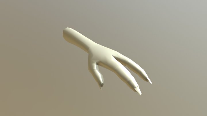 Mano de monstruo 3D Model