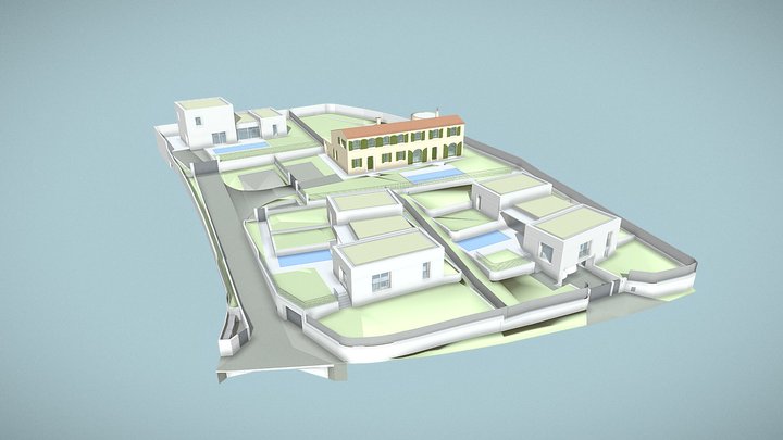 Villa BIOT - Esquisse 3D 3D Model