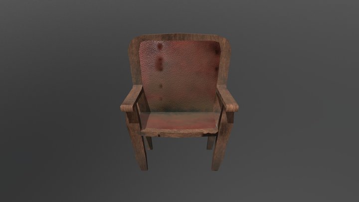 Old Chair 3D Model