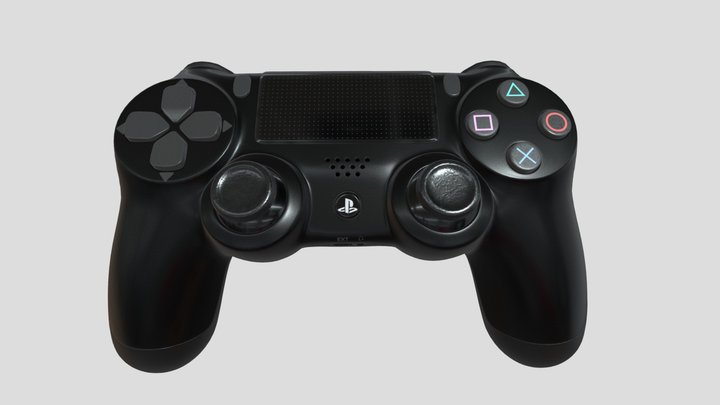 PS4 Controller 3D Model