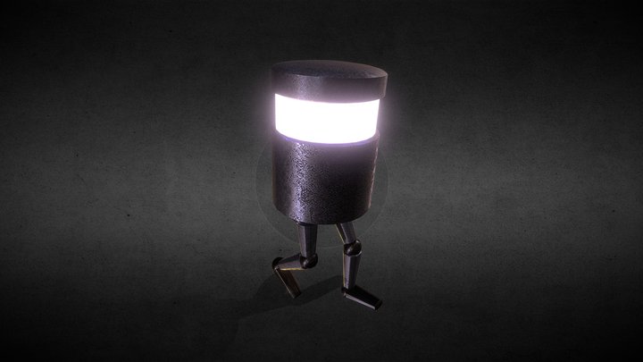 Walking Roberto Concept 3D Model
