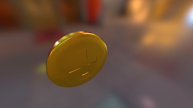 Game Gold Coin 3D Model
