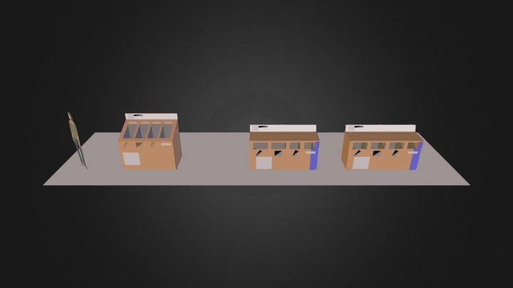 Basurero Gollo Av 2.dae 3D Model