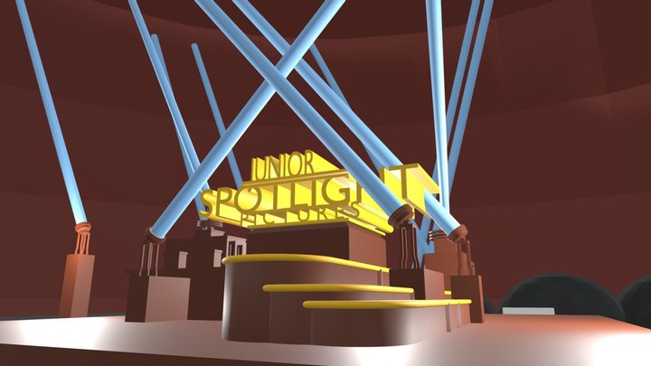 Junior Spotlight Pictures Logo (2020-) 3D Model