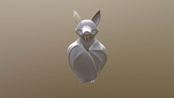 Bat 3D Model