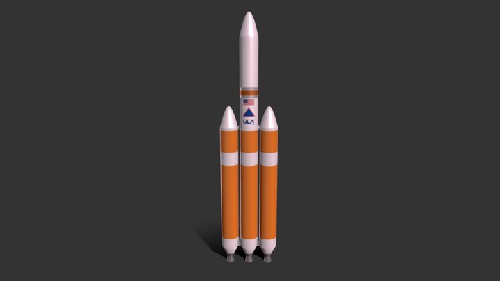 Delta IV Heavy 3D Model