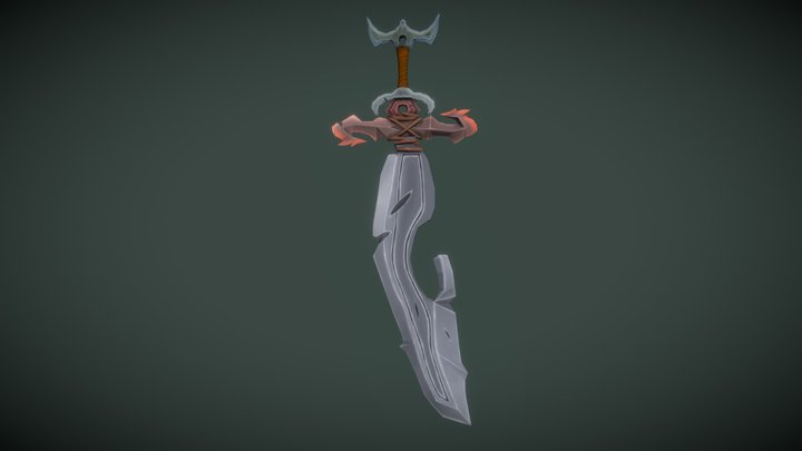 Weaponcraft - World of Warcraft Sword 3D Model